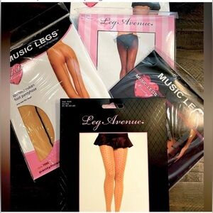 20 Pieces Brand New Fashion Hosiery and Thigh Highs in packages unopened.